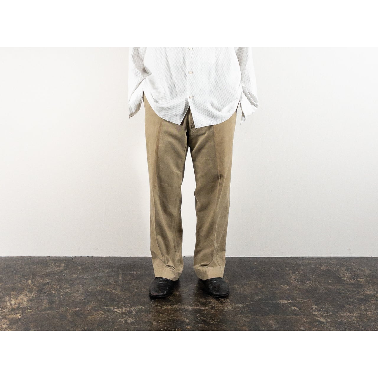 1950s "French Army" M52 Khaki Cotton Twill Chino Trousers