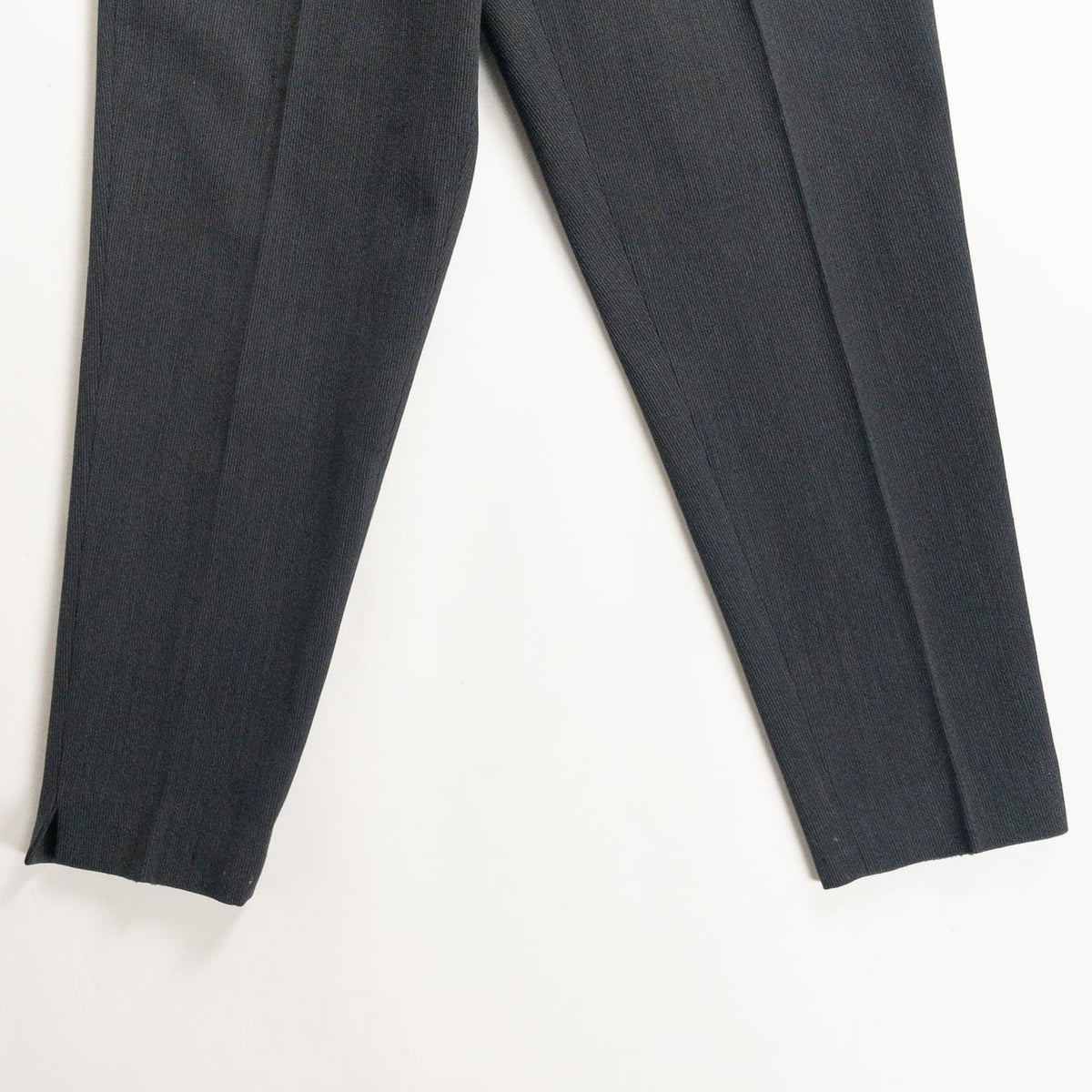 1960s "French Vintage" Gray Stripe Cotton Pique Ski Trousers