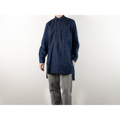 1960s "French Vintage" Blue Metis Work Shirt, Dead Stock