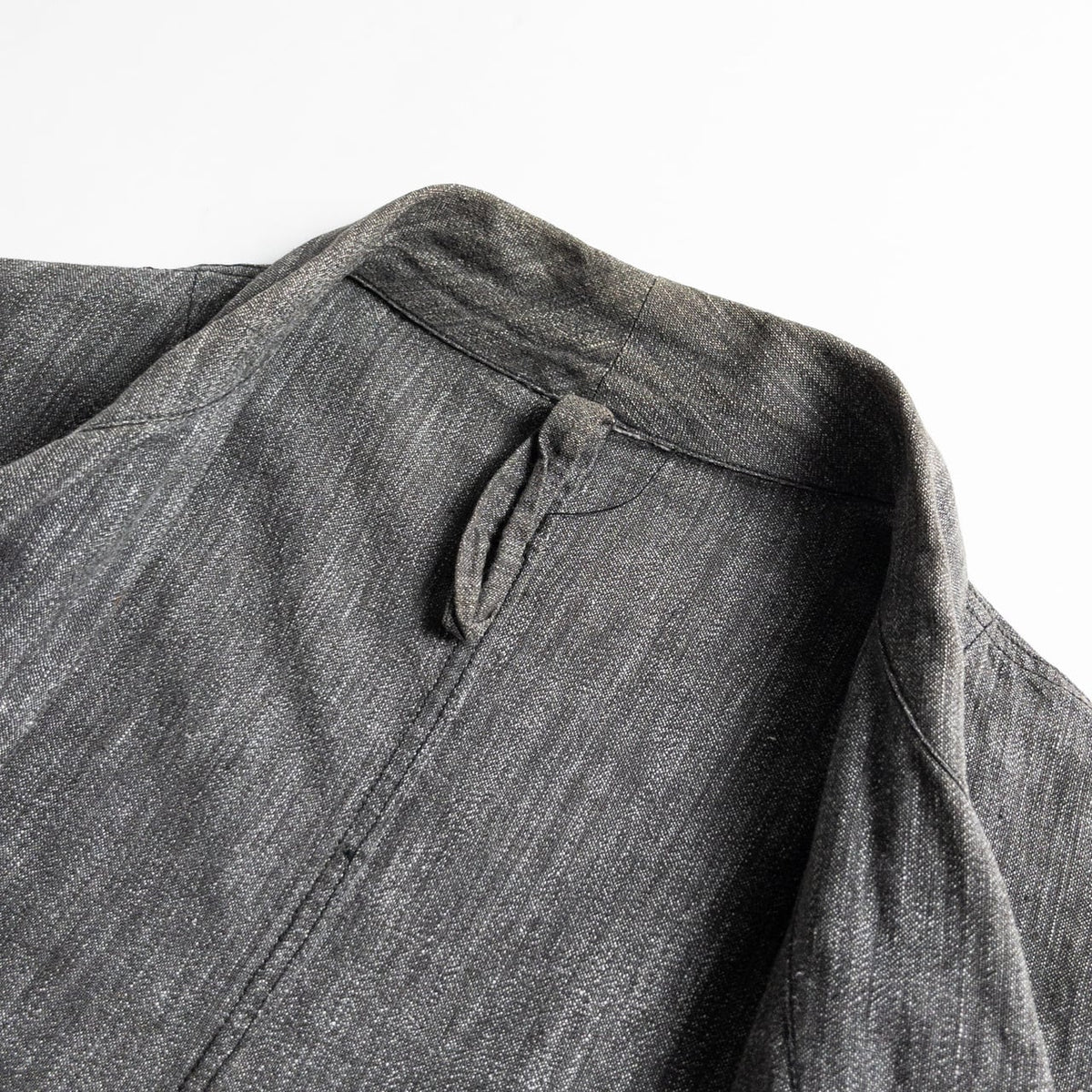 1940s "Euro Vintage" Light Black Chambray Atelier Work Coat