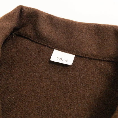 1960-70s Italian Army Brown Wool Hospital Jacket, Dead Stock