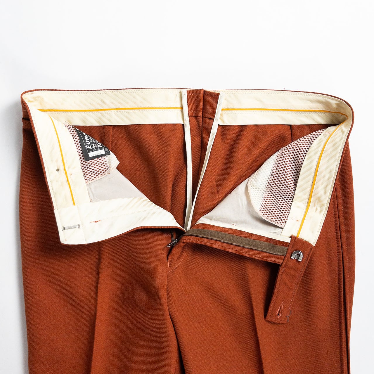 1970s "German Vintage" Orange Flare Trousers