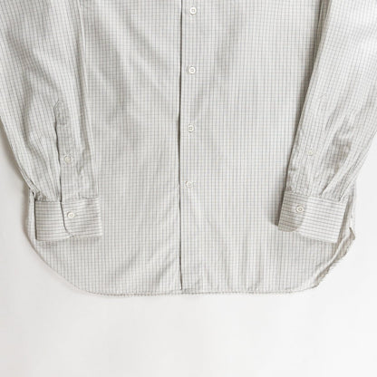 Old "Ermenegildo Zegna" Check Cotton Full Open Shirt