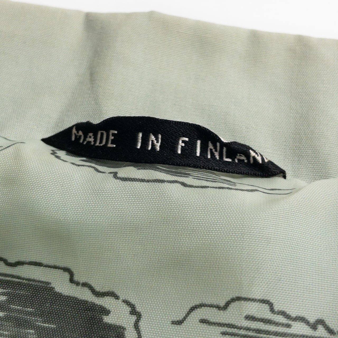 1990s "Made in Finland" Light Green Zip-Up Blouson