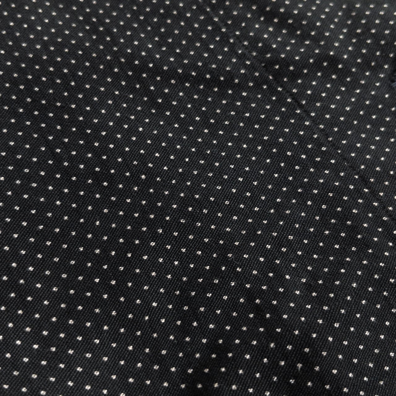 1950s "French Vintage" Black Dot Atelier Work Coat