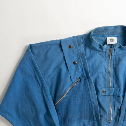 1980-90s "Euro Vintage" Light Blue Cotton Jacket
