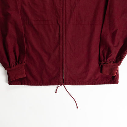 1960-70s "German Vintage" Wine Red Full Zipper Sport Jacket