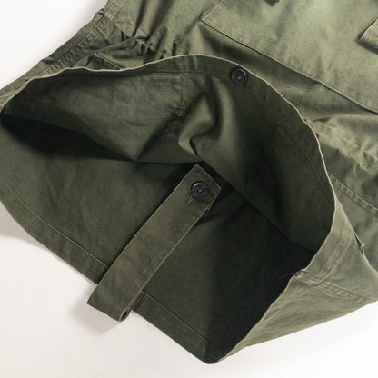 1950s "Euro Vintage" Olive Cotton Pullover Anorak Parka
