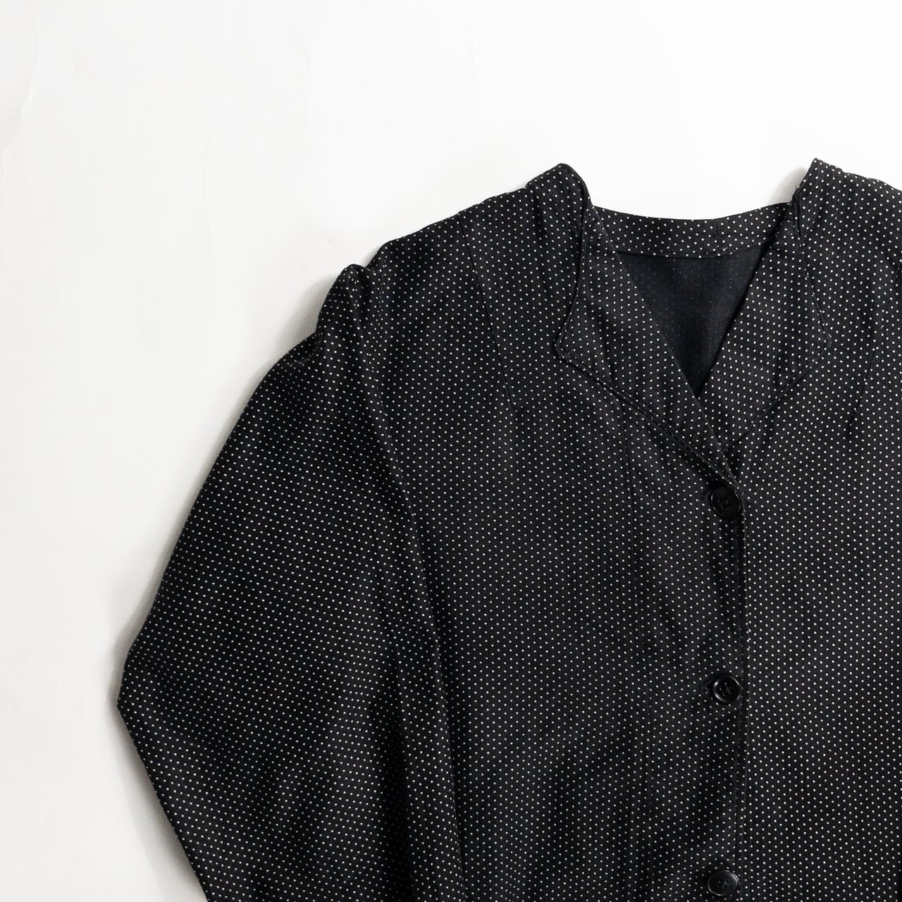 1950s "French Vintage" Black Dot Atelier Work Coat