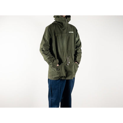 1950s "Euro Vintage" Olive Cotton Pullover Anorak Parka