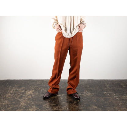 1970s "German Vintage" Orange Flare Trousers