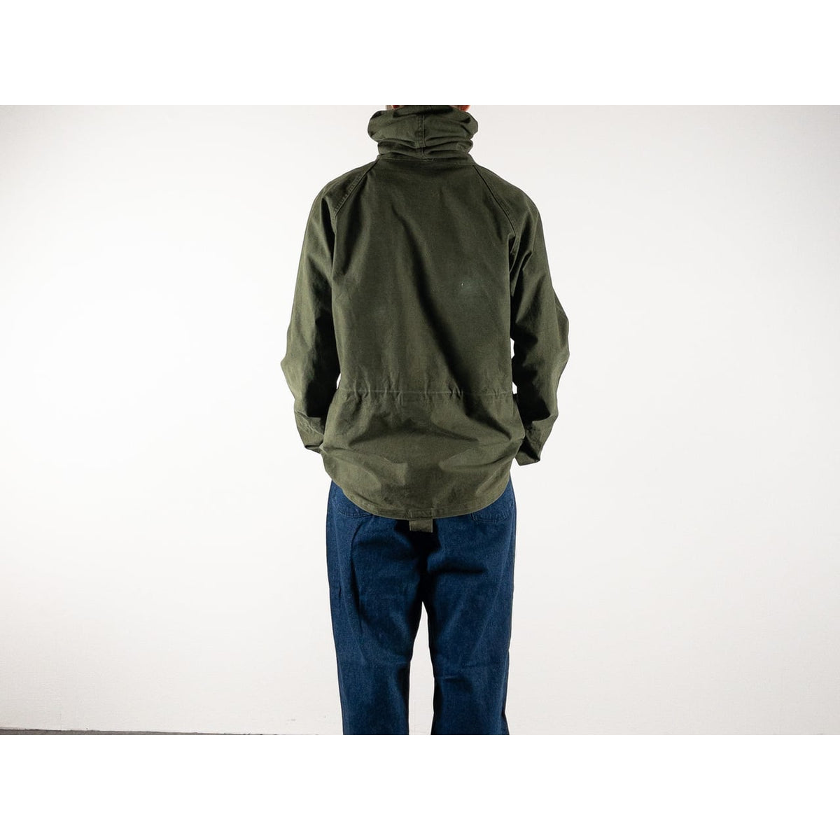1950s "Euro Vintage" Olive Cotton Pullover Anorak Parka
