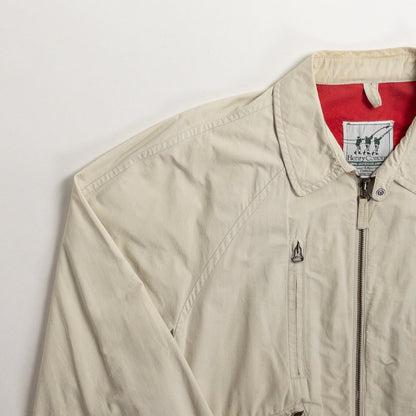 1990s "Made in Italy" Off White Cotton Sport Jacket