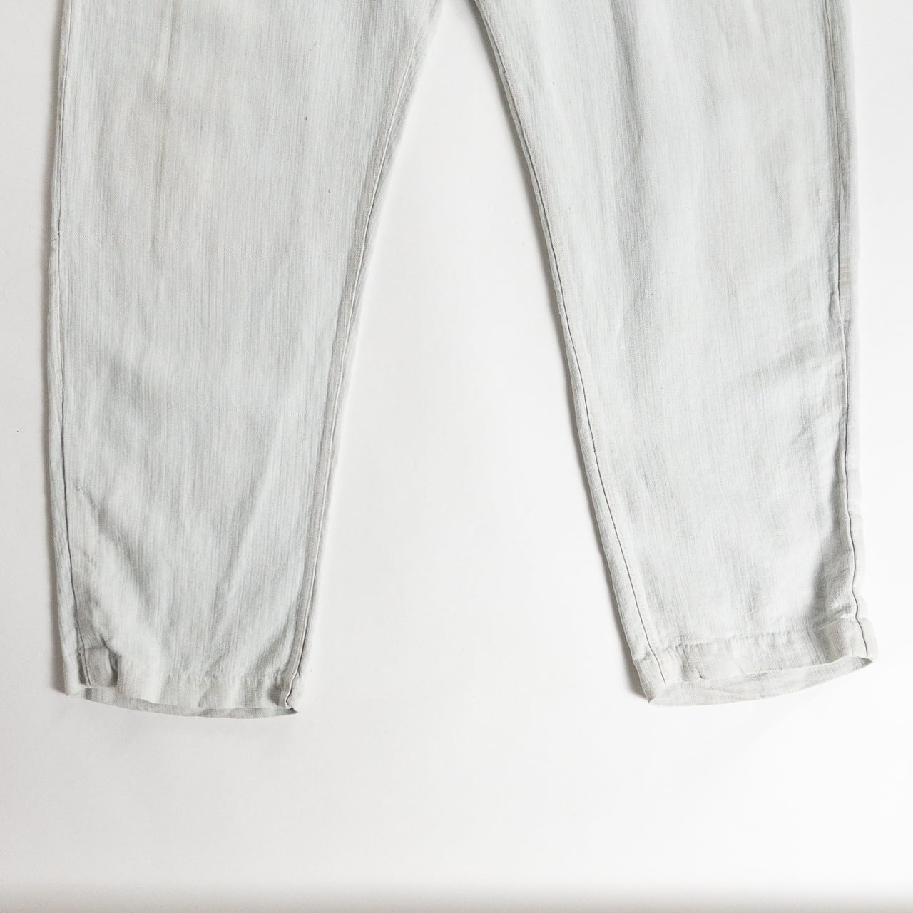 1880s "French Army" Linen Herringbone Twill Bourgeron Trousers