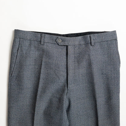 1970s "Euro Vintage" Gray Sharkskin Flare Trousers