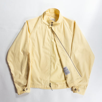 1990s "London Fog" Light Yellow Cotton Zip-Up Blouson Jacket