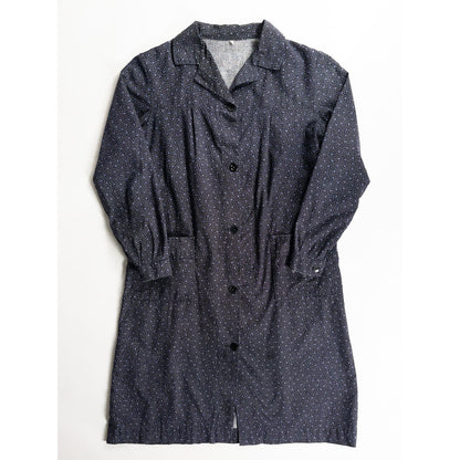 1950s "French Vintage" Black Dot Atelier Work Coat