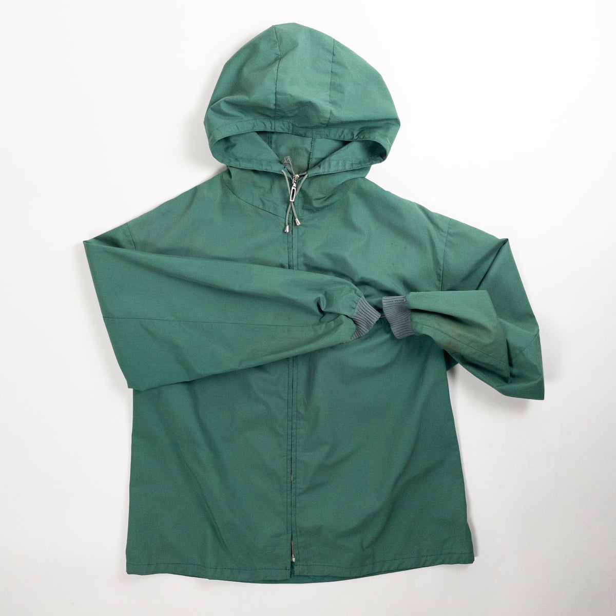 1980s Made in Europe Green Full Zip Parka