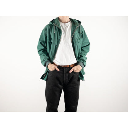 1980s Made in Europe Green Full Zip Parka