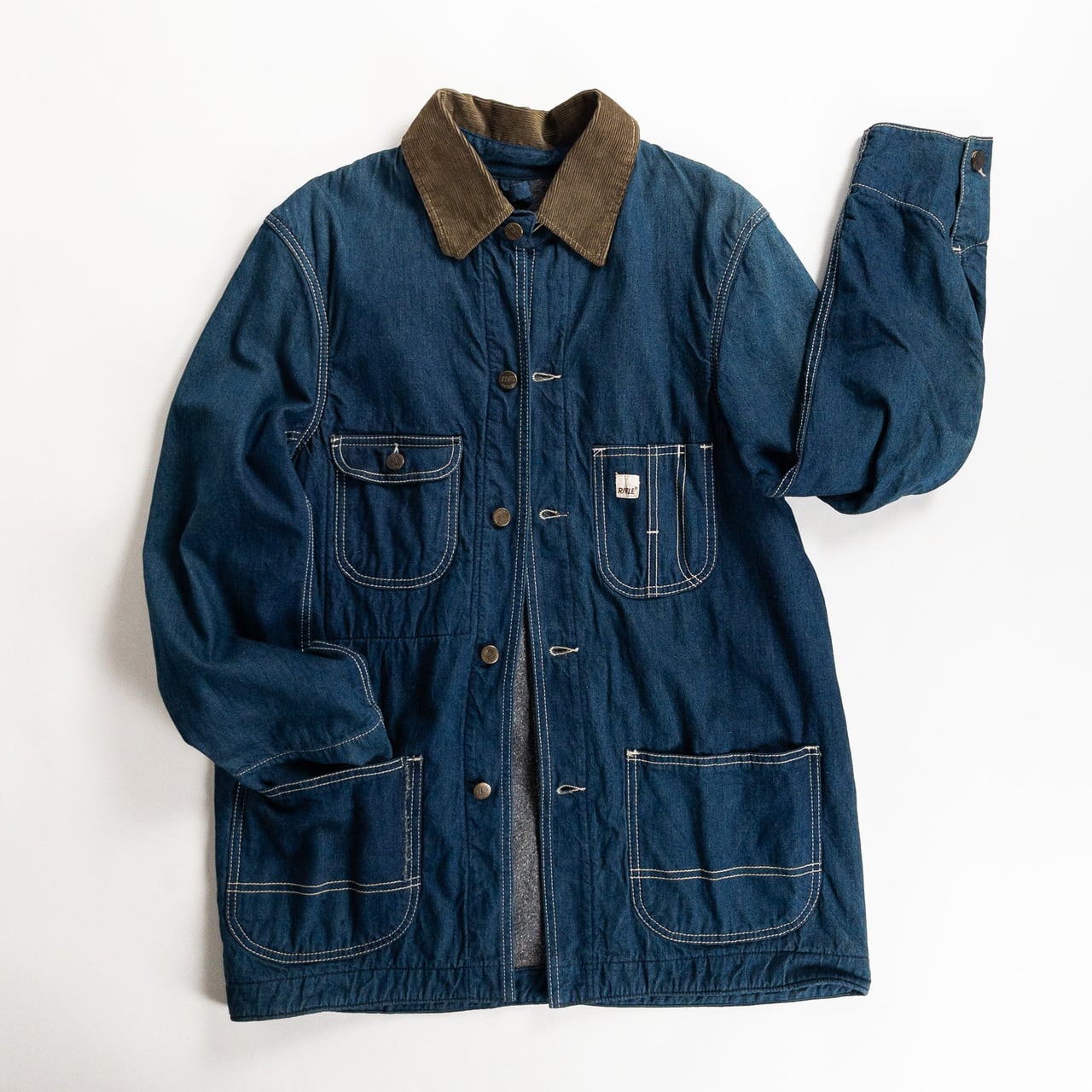 1990s Made in Italy Blue Denim Coverall