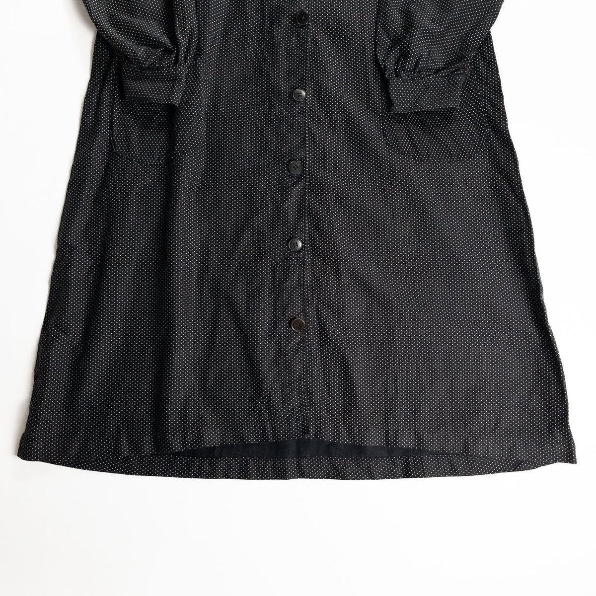 1950s "French Vintage" Black Dot Atelier Work Coat