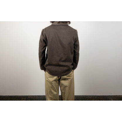 1950s "French Vintage" Brown Cotton Pique Hunting Jacket
