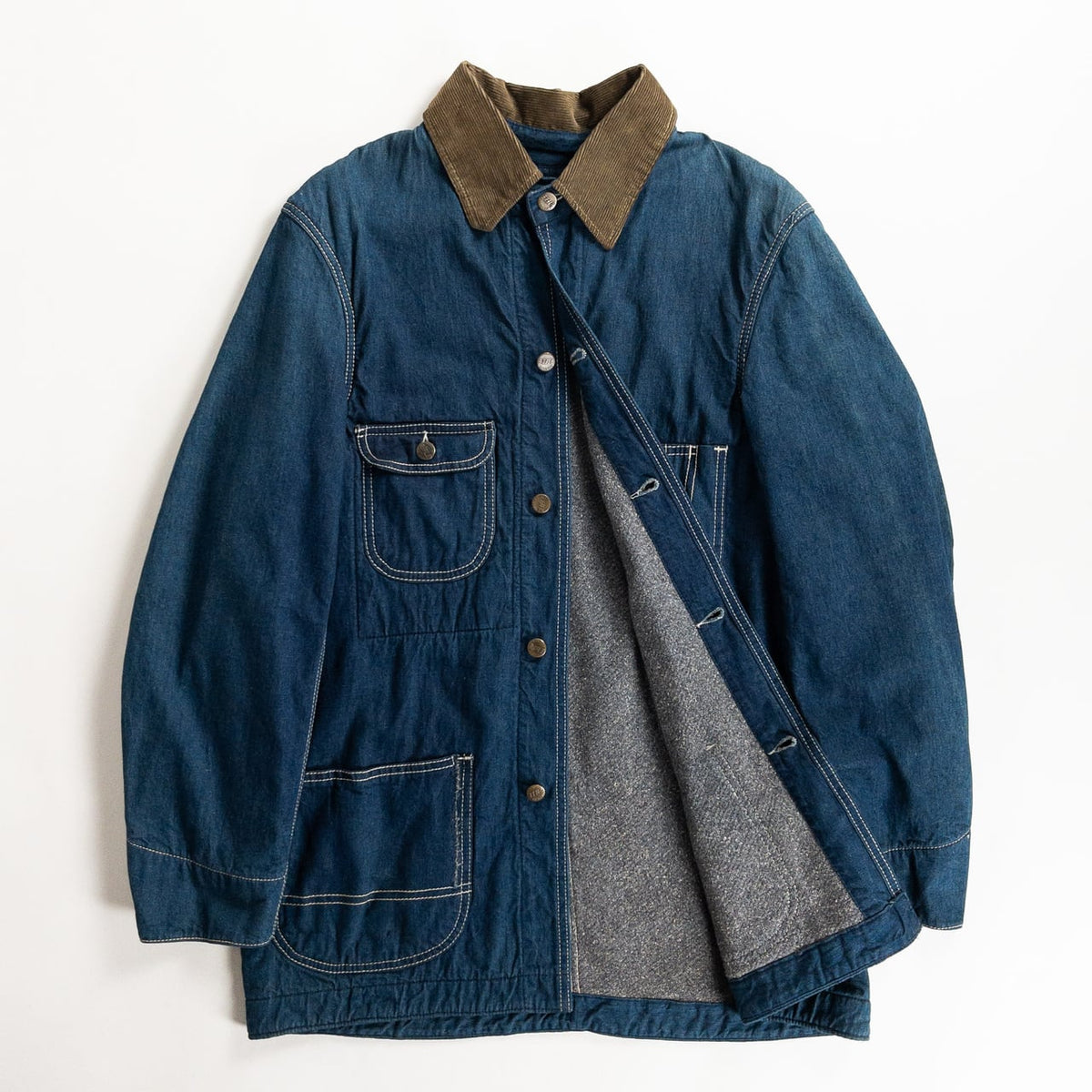 1990s Made in Italy Blue Denim Coverall