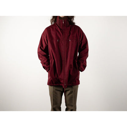 1960-70s "German Vintage" Wine Red Full Zipper Sport Jacket