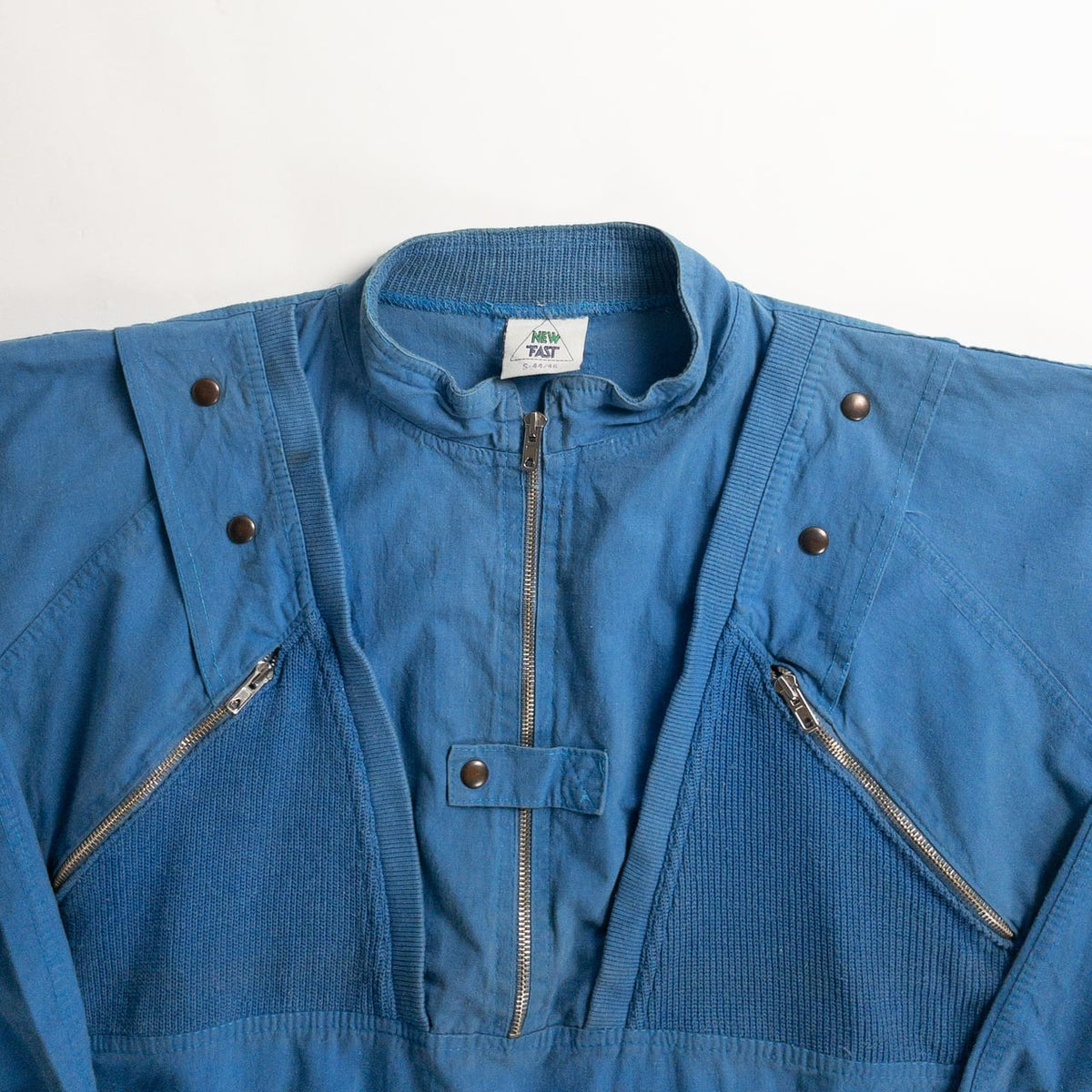 1980-90s "Euro Vintage" Light Blue Cotton Jacket
