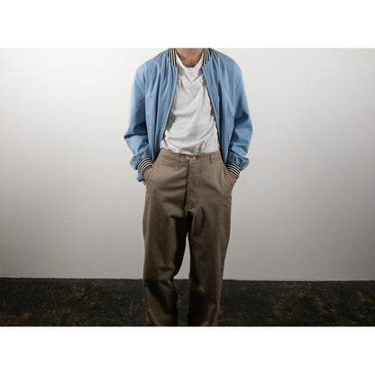 1980s "Italian Vintage" Light Blue MA-1 Jacket
