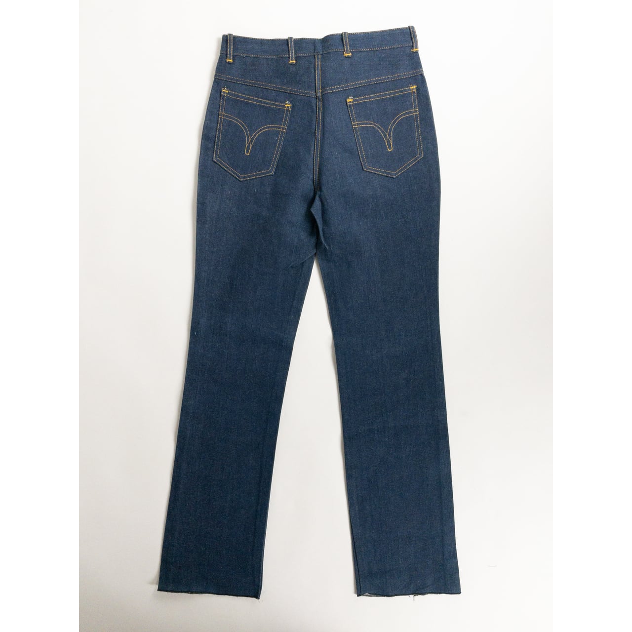 1990s "Italian Vintage" Navy Denim Trousers, Deadstock