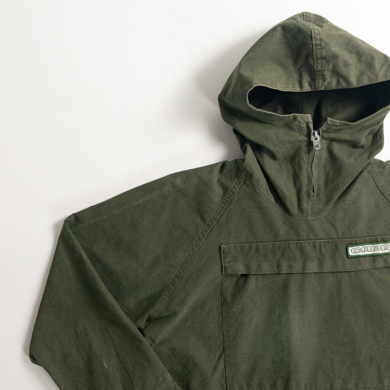 1950s "Euro Vintage" Olive Cotton Pullover Anorak Parka