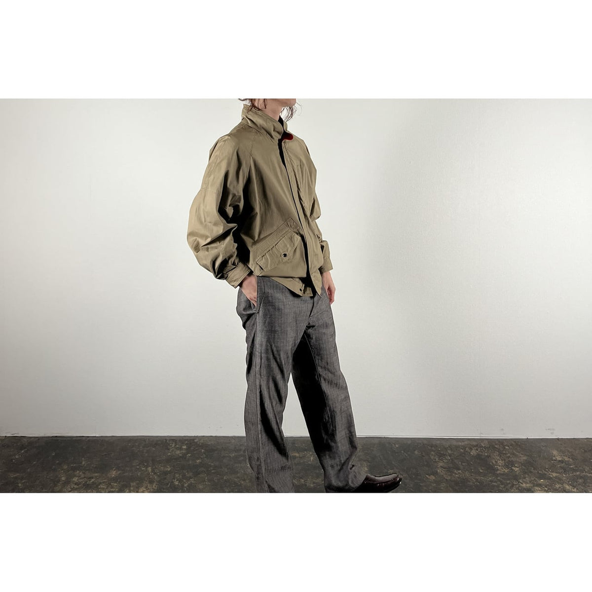 1980s "North Country" Khaki Cotton Sport Jacket