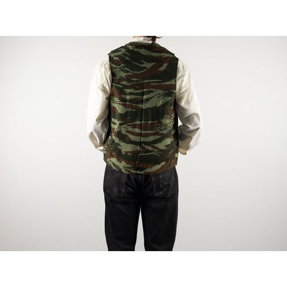 1960-70s "French Vintage" Lizard Camo Hunting Gilet, Dead Stock