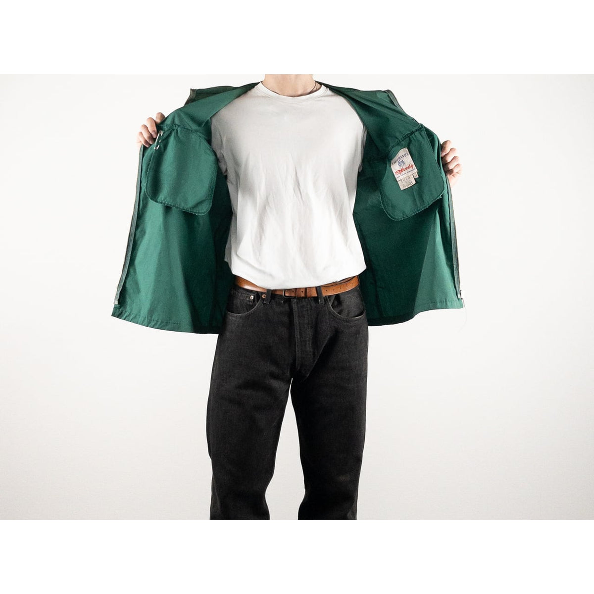 1980s Made in Europe Green Full Zip Parka