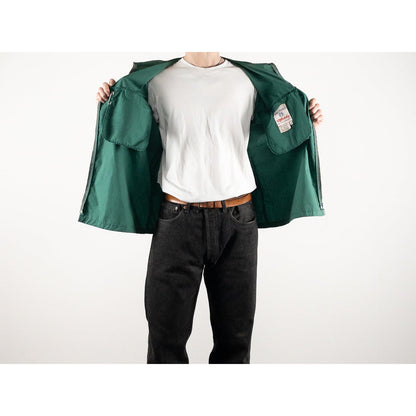 1980s Made in Europe Green Full Zip Parka