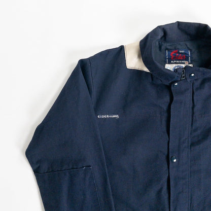 1970s "EIDER" French Blue Cotton Ski Jacket