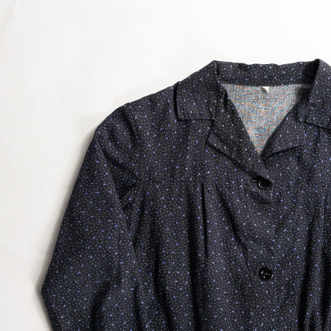 1950s "French Vintage" Black Dot Atelier Work Coat