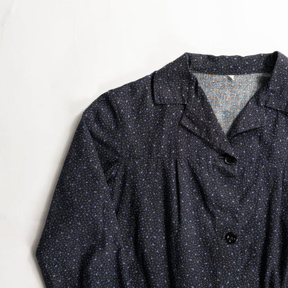 1950s "French Vintage" Black Dot Atelier Work Coat