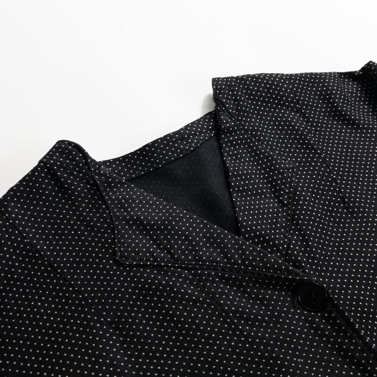 1950s "French Vintage" Black Dot Atelier Work Coat