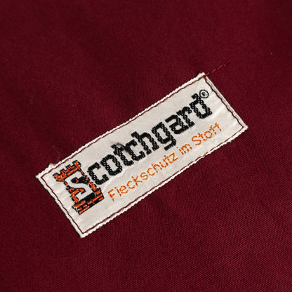 1960-70s "German Vintage" Wine Red Full Zipper Sport Jacket