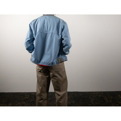 1980s "Italian Vintage" Light Blue MA-1 Jacket