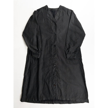 1950s "French Vintage" Black Dot Atelier Work Coat
