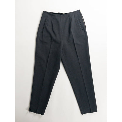 1960s "French Vintage" Gray Stripe Cotton Pique Ski Trousers
