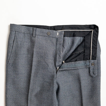 1970s "Euro Vintage" Gray Sharkskin Flare Trousers