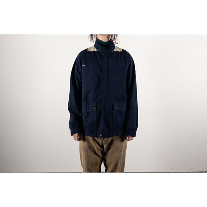 1970s "EIDER" French Blue Cotton Ski Jacket