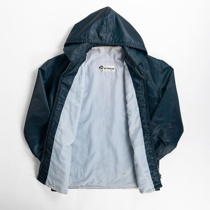 1960s "SKIDRESS" French Navy Nylon Zipper Ski Jacket