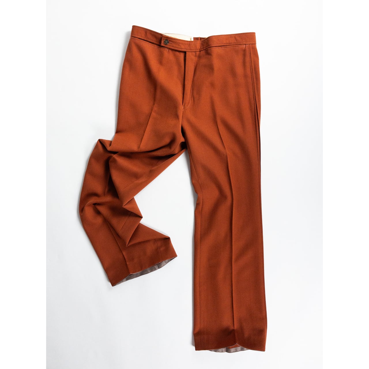 1970s "German Vintage" Orange Flare Trousers