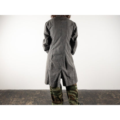 1940s "Euro Vintage" Light Black Chambray Atelier Work Coat