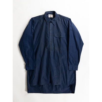 1960s "French Vintage" Blue Metis Work Shirt, Dead Stock